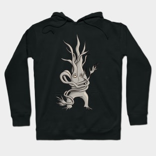 Spooky Tree Creature With Tangled Branches Hoodie